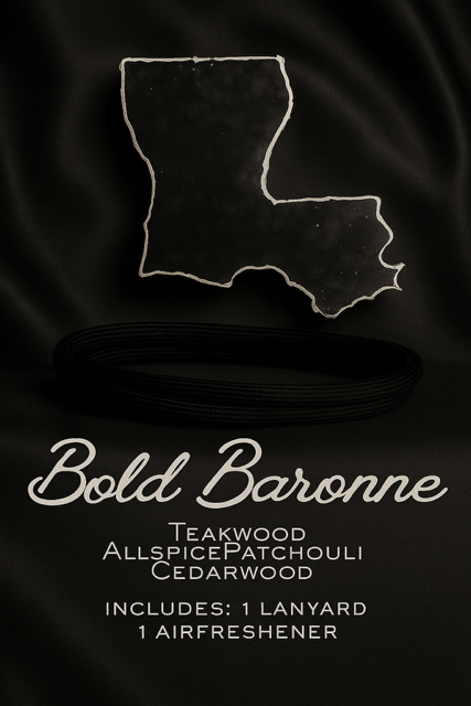 Bold Baronne Louisiana Themed Airfreshener