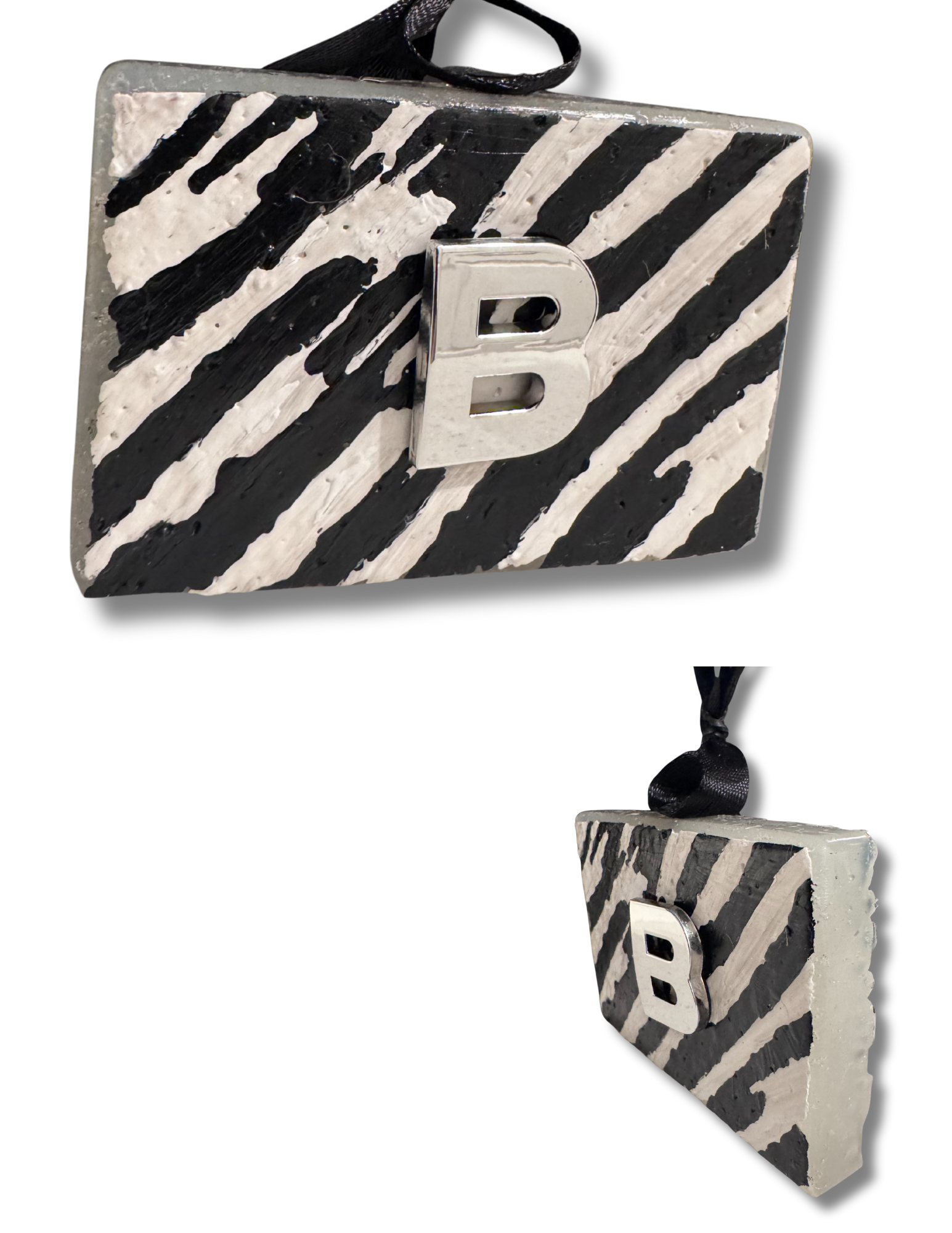 "B" in Black & White