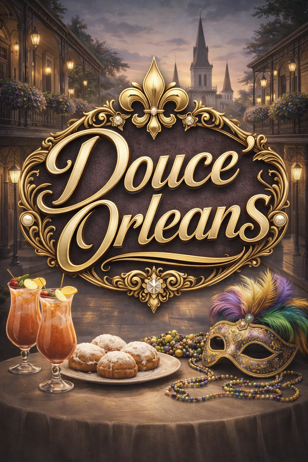 Douce' Orleans -  [ 14oz Wood Wick Candle ]