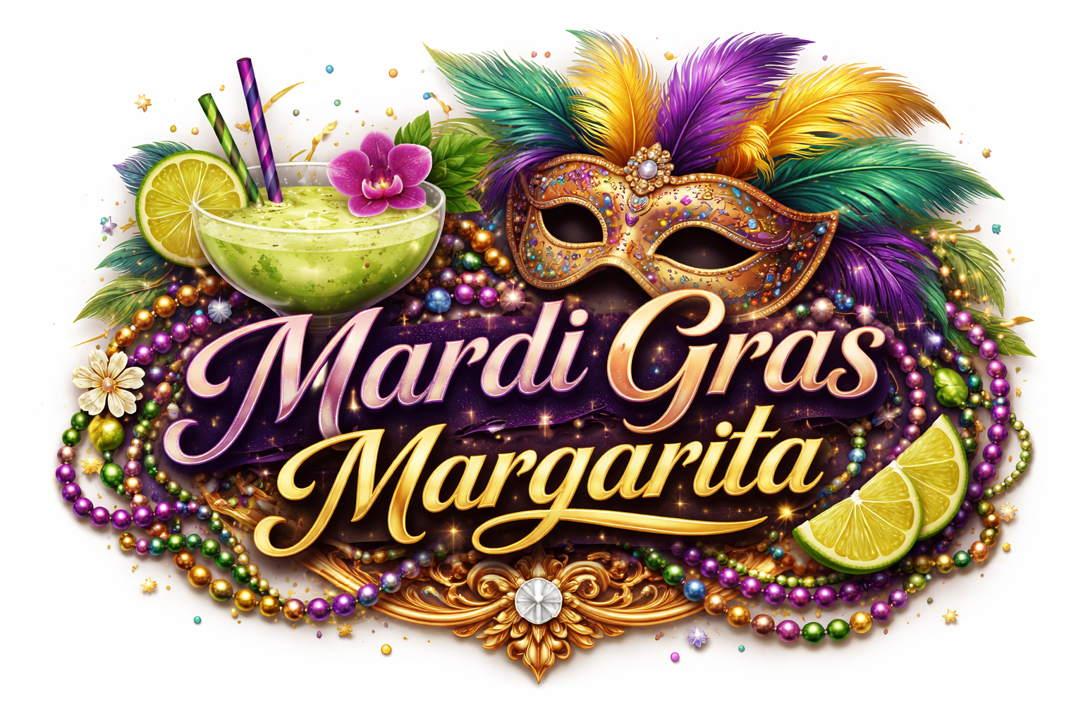 Mardi Gras Margarita -  [ 5oz Wood Wick Candle ]