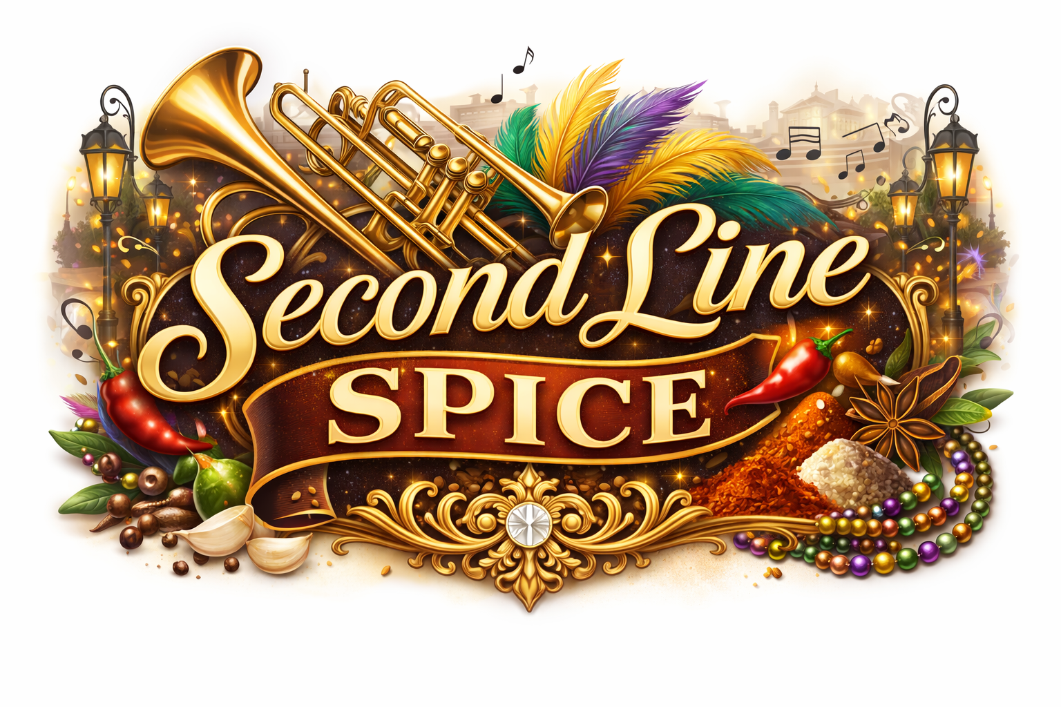 Second Line Spice  [ 5oz cotton wick candle ]